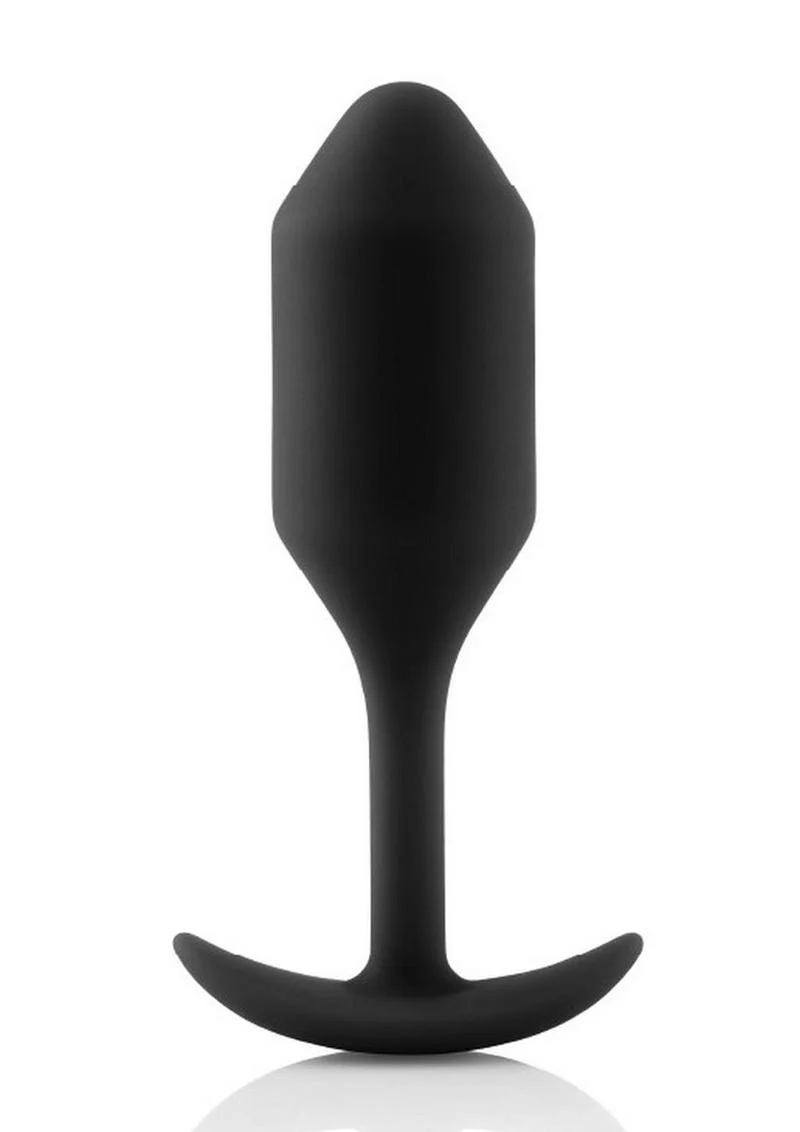 b Vibe Snug Weighted Silicone Anal Plug - Image 10