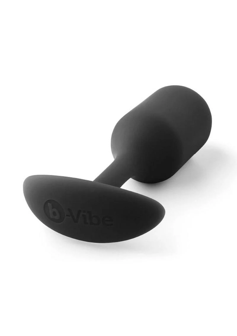 b Vibe Snug Weighted Silicone Anal Plug - Image 11