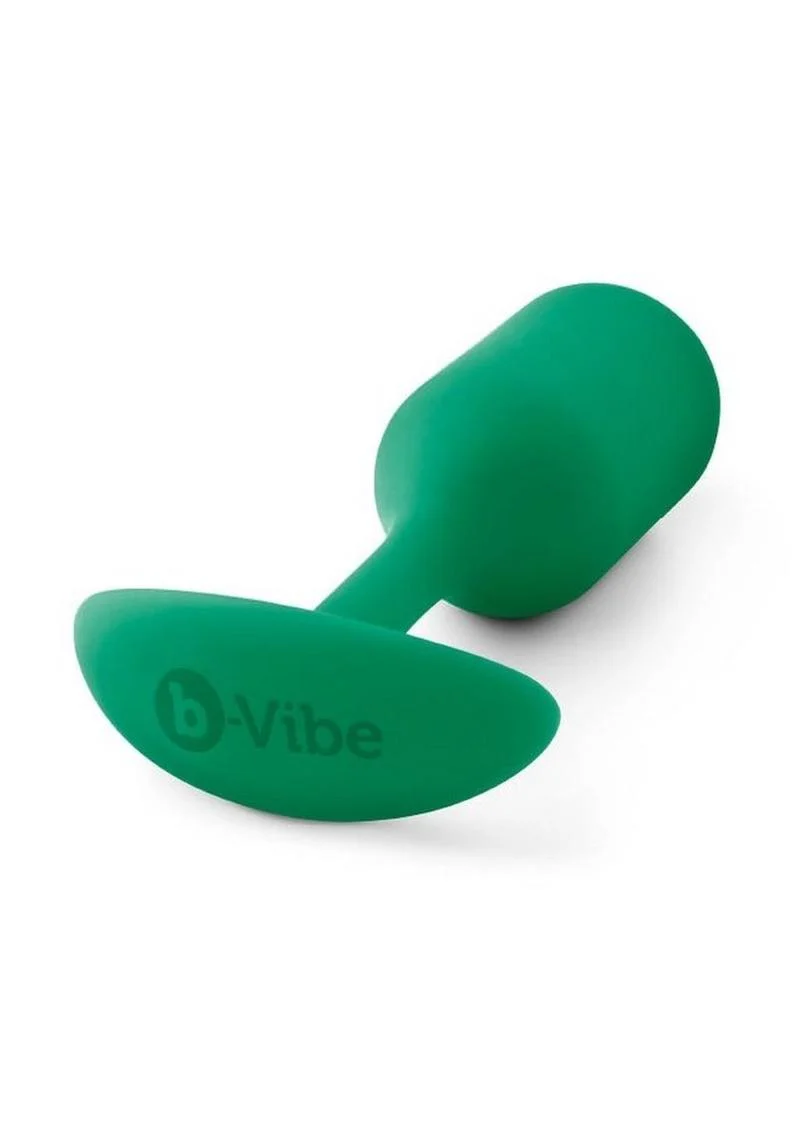 b Vibe Snug Weighted Silicone Anal Plug - Image 5