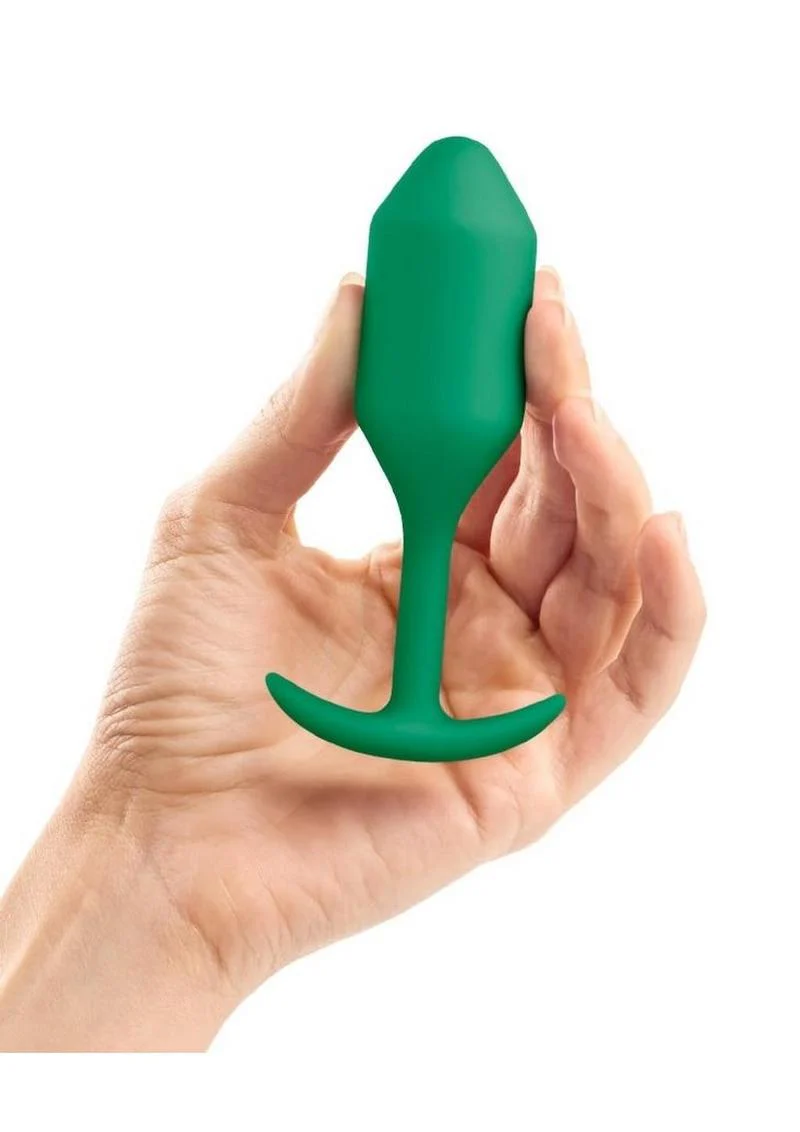 b Vibe Snug Weighted Silicone Anal Plug - Image 6