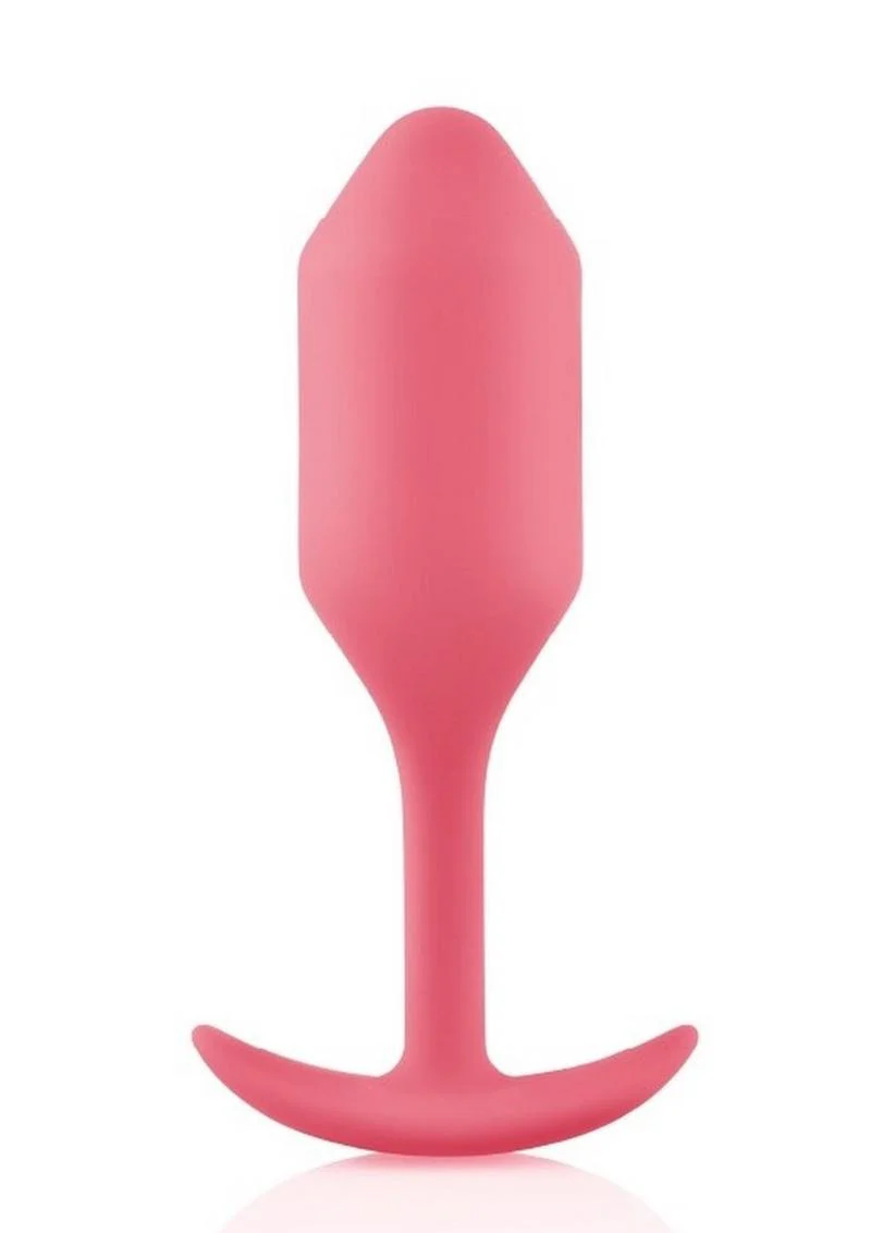 b Vibe Snug Weighted Silicone Anal Plug - Image 7