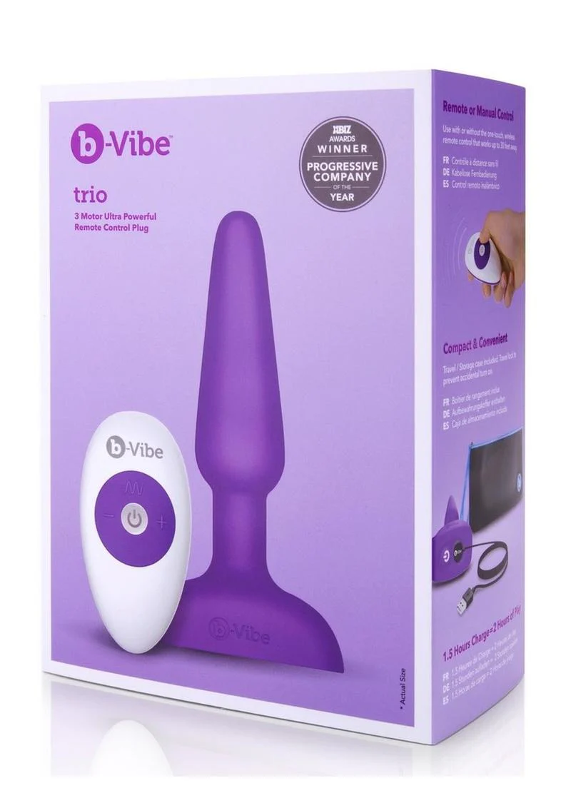 b-Vibe Trio Motor Remote Control Plug - Image 7