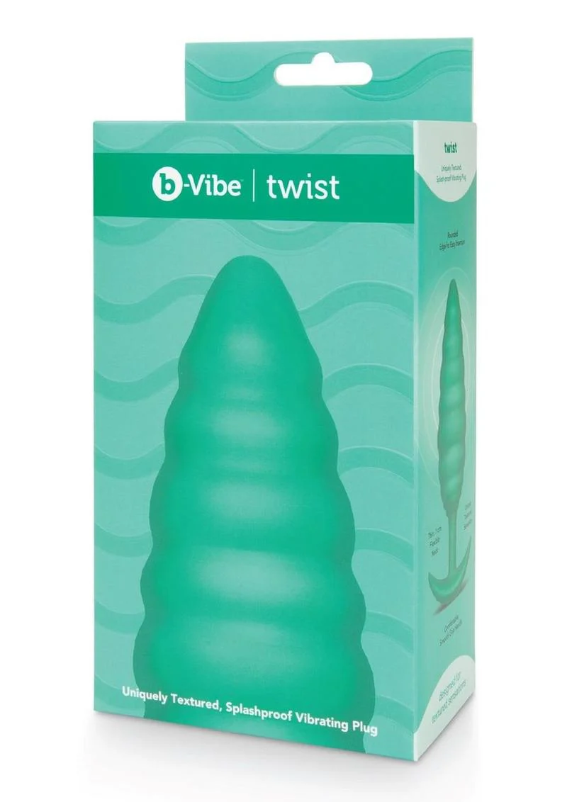 b-Vibe Twist Textured Silicone Anal Plug - Image 4