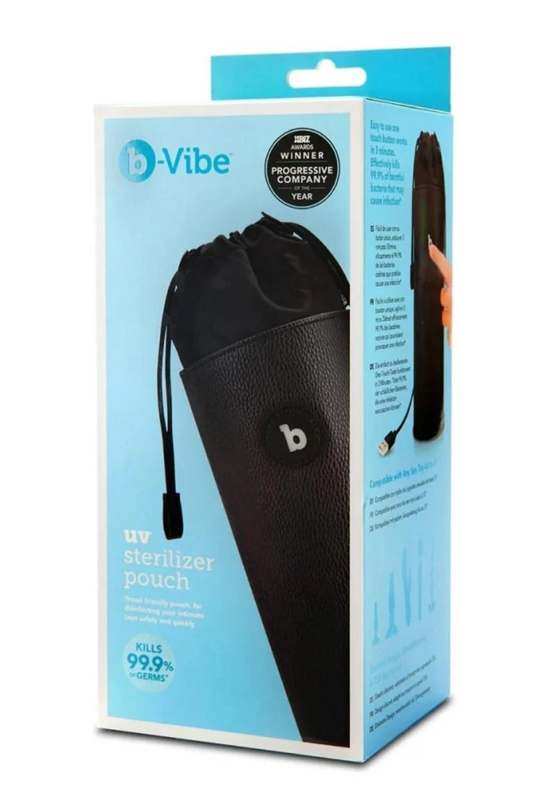 B-Vibe UV Sterilizer Pouch Of Germs Intimate - Image 4