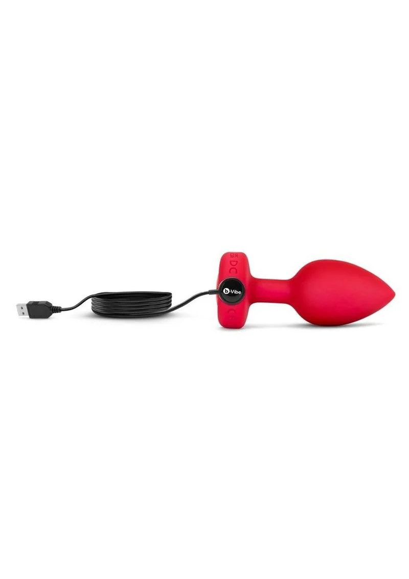 b-Vibe Vibrating Heart Shaped Jewel Anal Plug - Image 2
