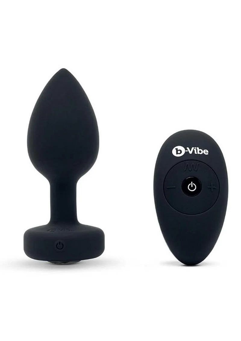 B-Vibe Vibrating Jewel Plug With Ultra Powerful Remote Control Motor - Image 4