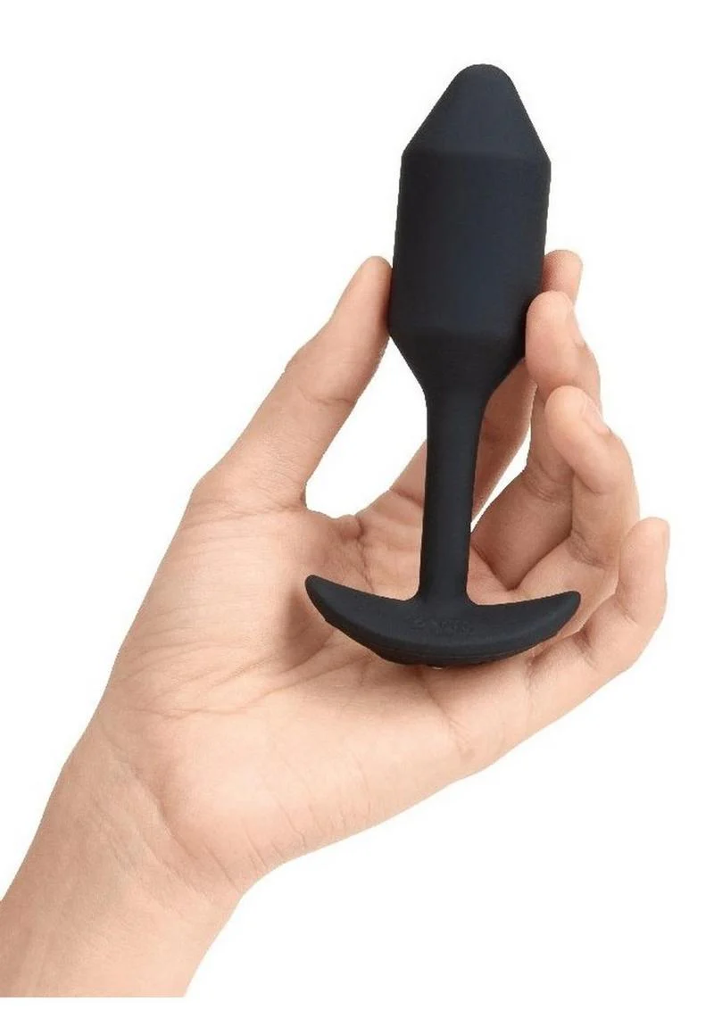b-Vibe Vibrating Snug Plug 2 Silicone Anal Plug - Image 6