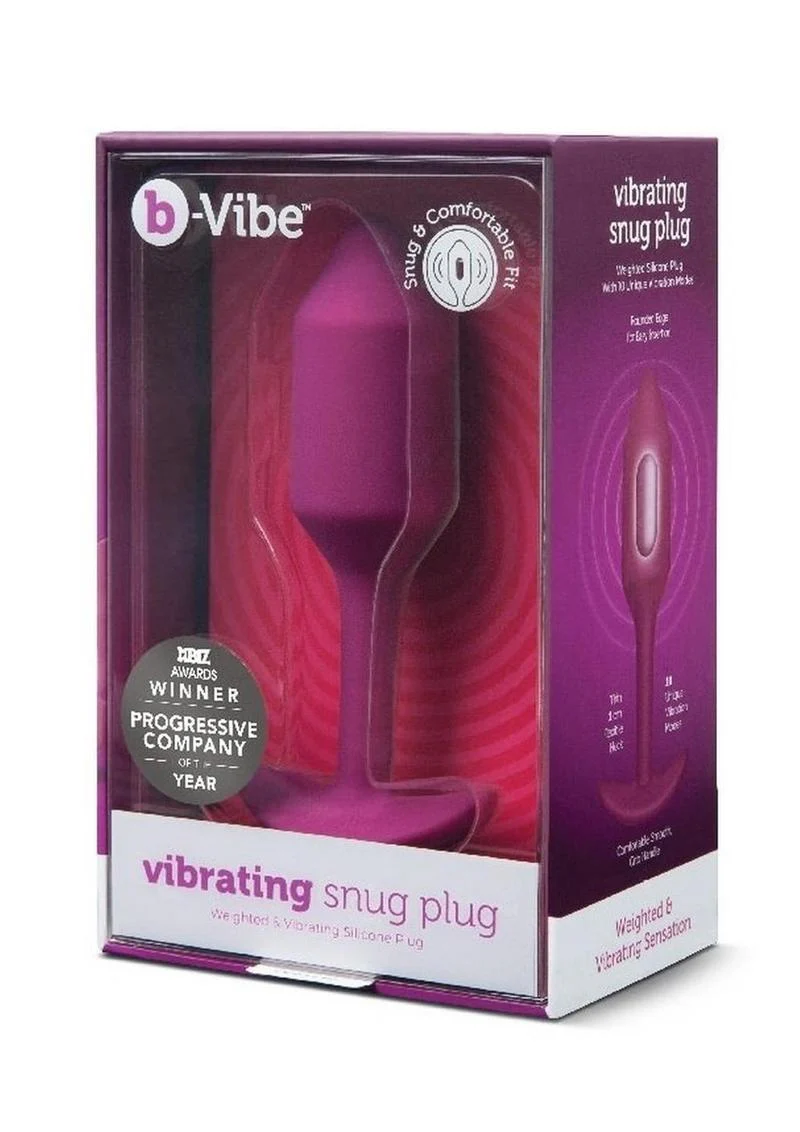 b-Vibe Vibrating Snug Plug 2 Silicone Anal Plug - Image 7