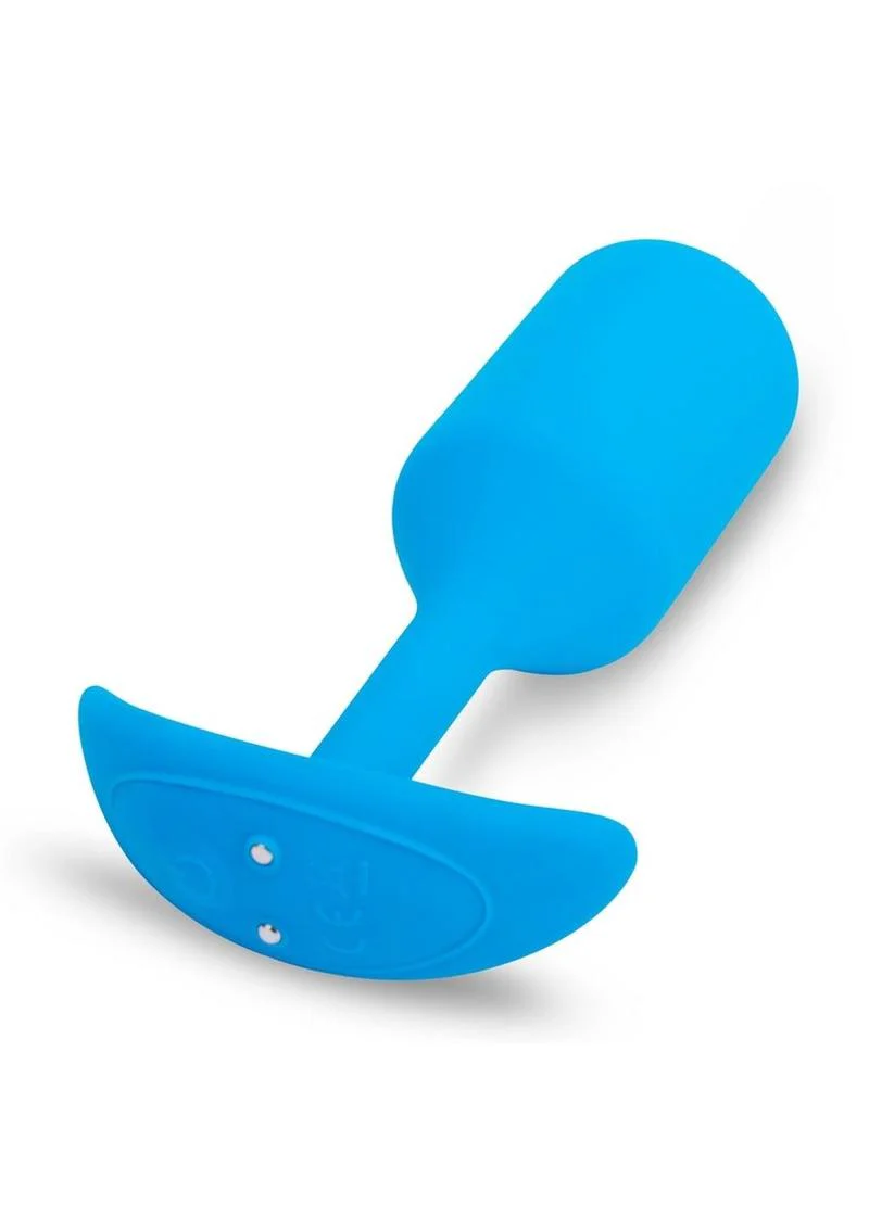 b-Vibe Vibrating Snug Plug Rechargeable Silicone Anal Plug - Image 5