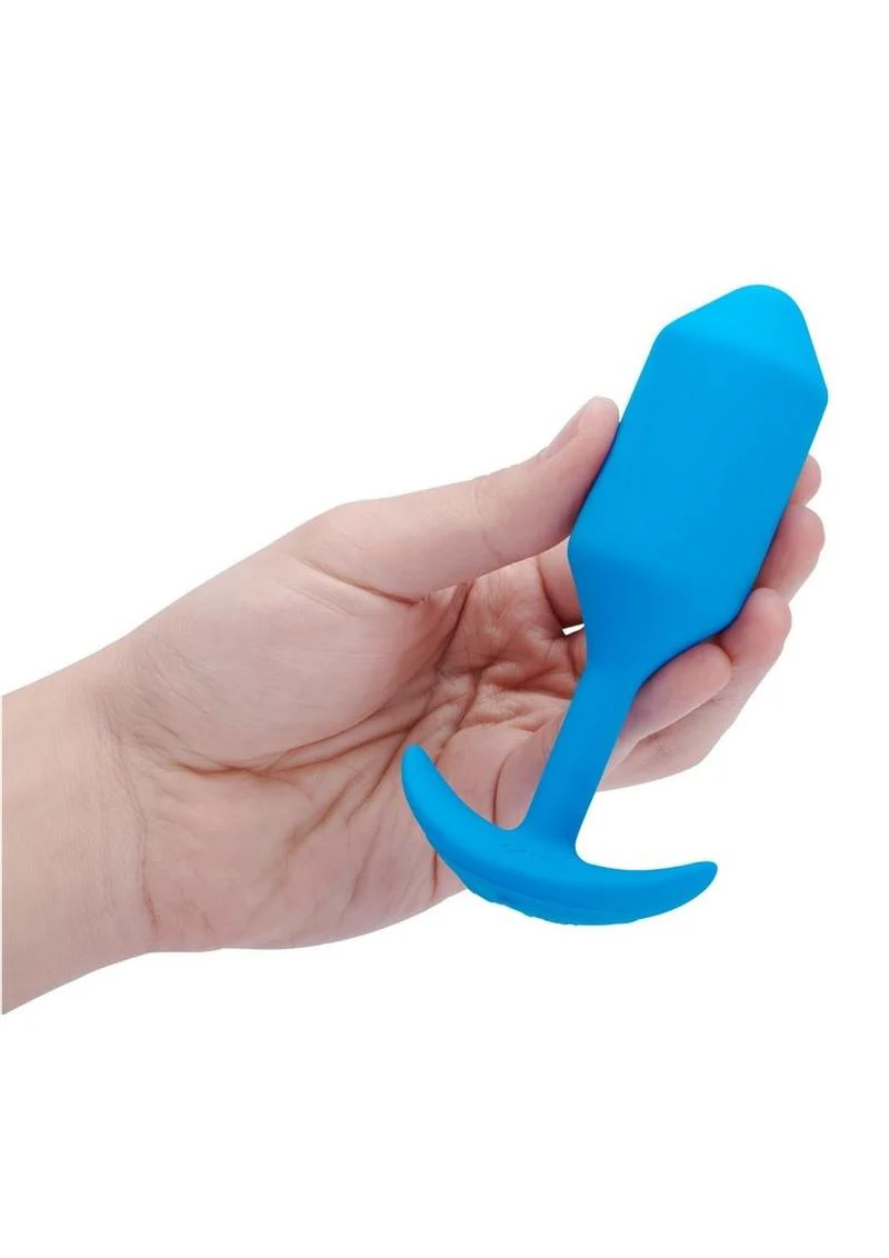 b-Vibe Vibrating Snug Plug Rechargeable Silicone Anal Plug - Image 6