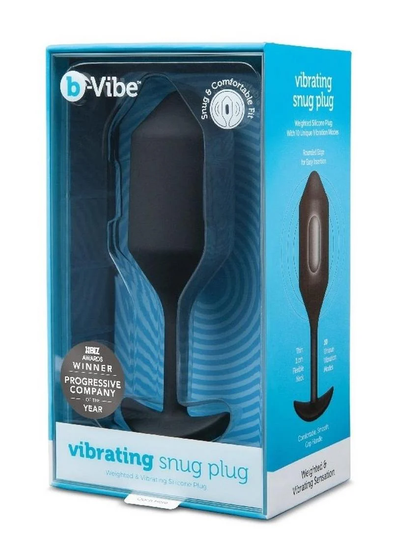 B-Vibe Vibrating Snug Plug Silicone Anal Plug - Image 7