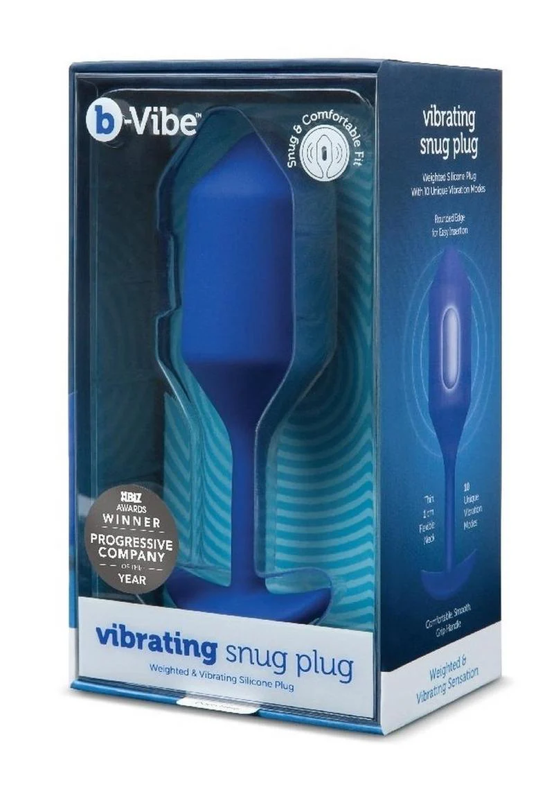 B-Vibe Vibrating Snug Plug Silicone Anal Plug - Image 8