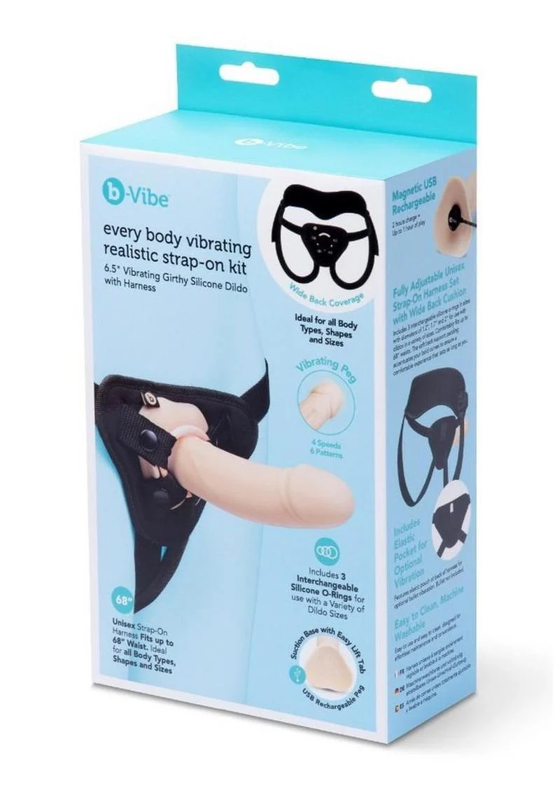 B-Vibe Vibrating Strap-On Kit - Image 4