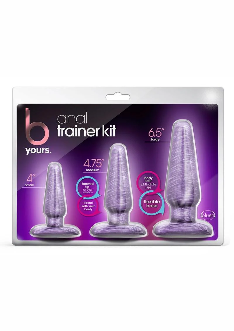 B Yours Anal Trainer Kit - Purple Swirl - Image 3