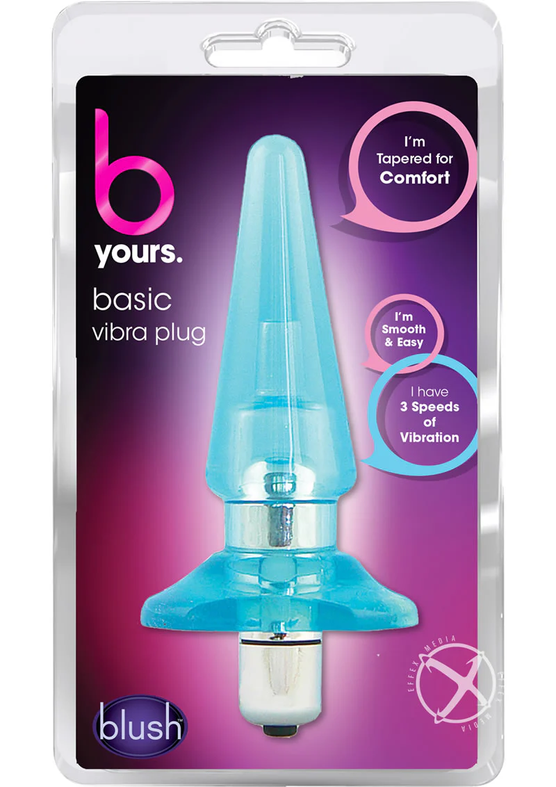 B Yours Basic Vibra Plug 3 Speed Vibrating Butt Plug - Image 3