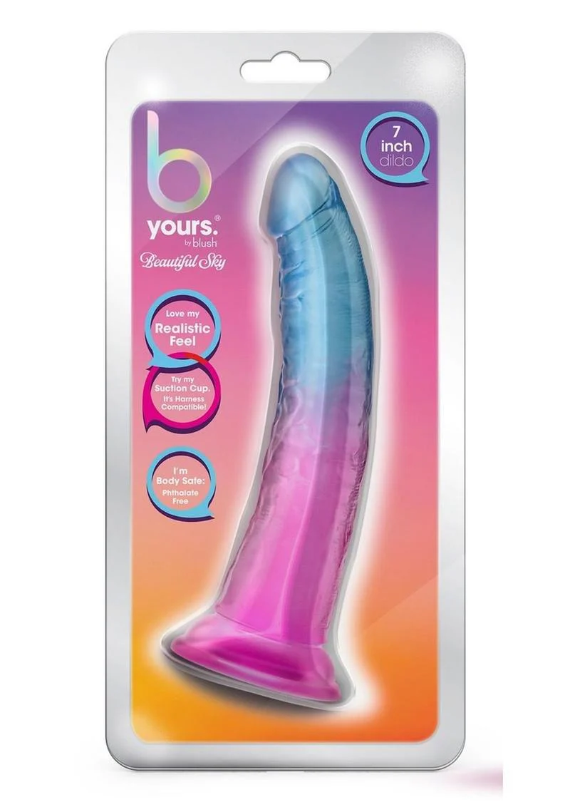 B Yours Beautiful Sky Dildo With Suction Cup Base - Image 4