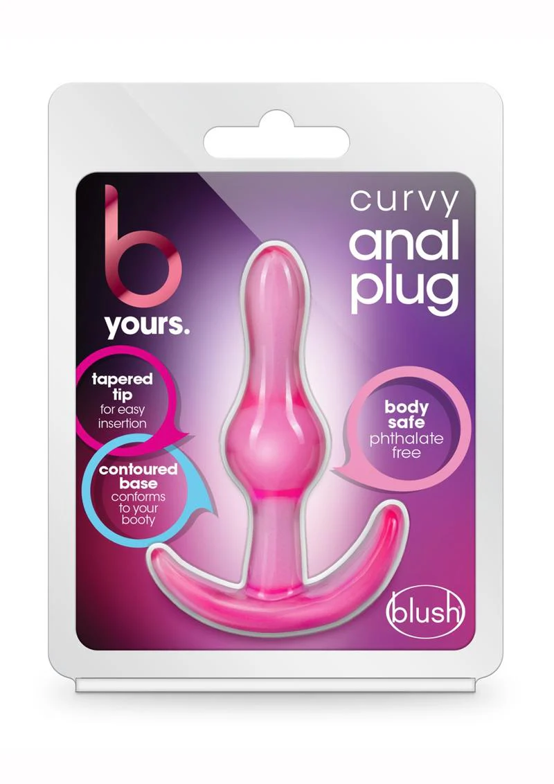 B Yours Curvy Anal Plug Phthalate Free Tapered Tip - Image 4