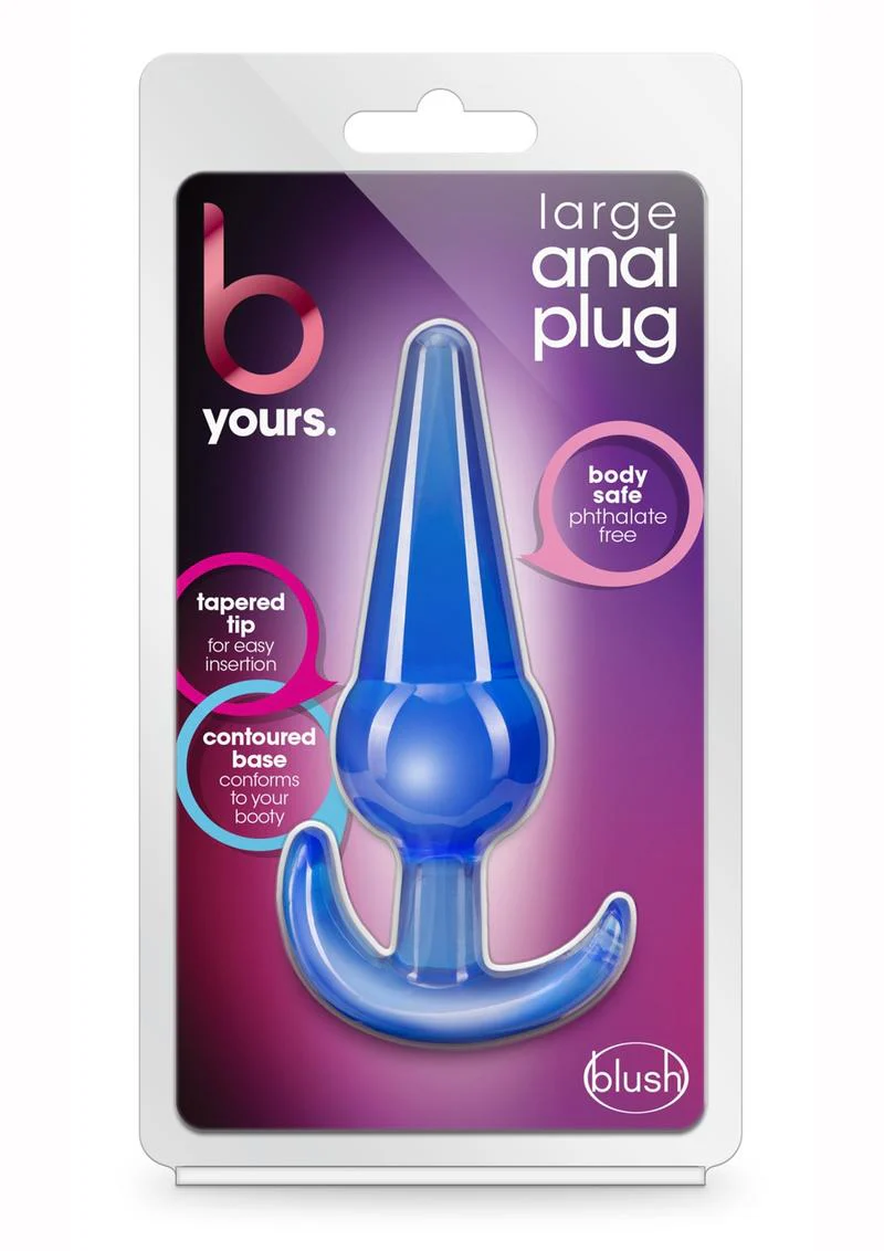 B Yours Large Anal Plug Phthalate Free Tapered Tip - Image 4