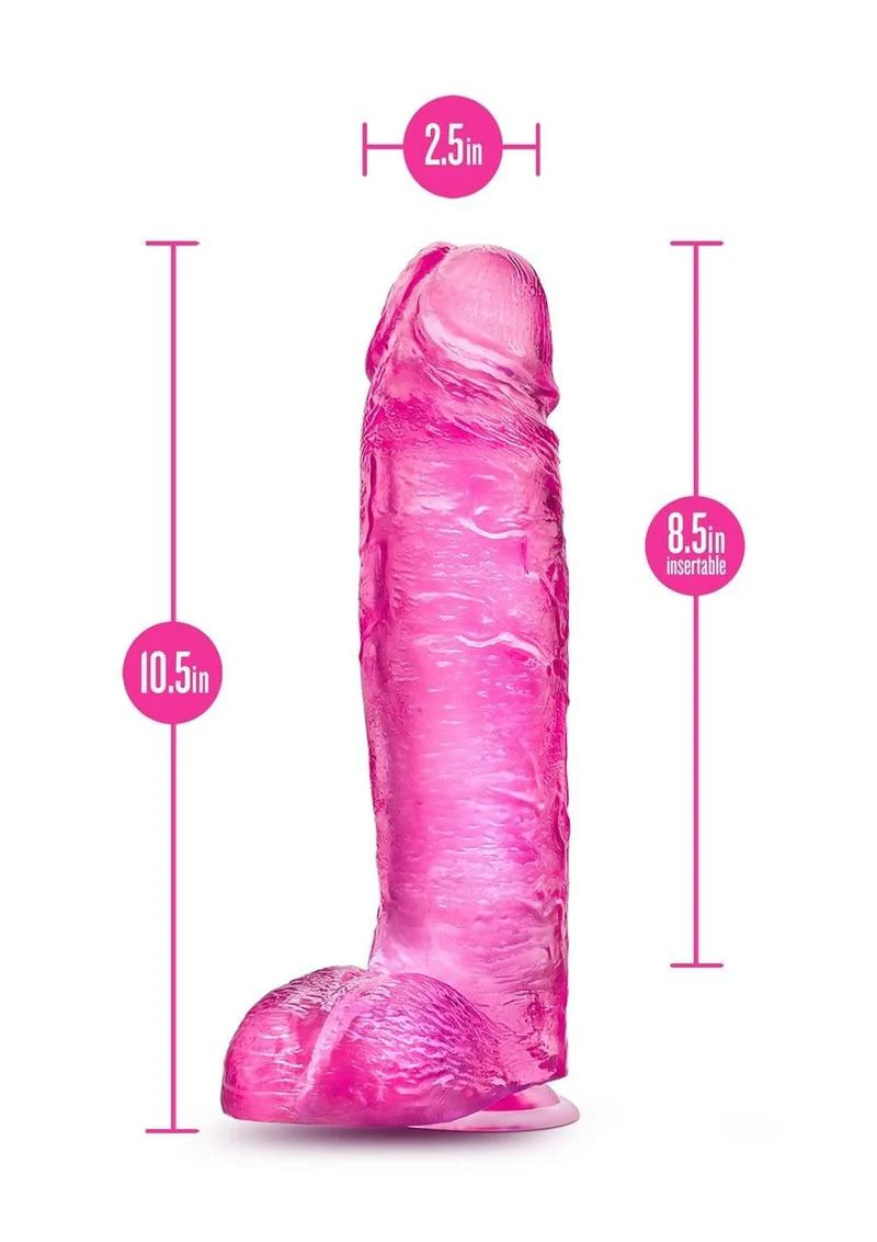 B Yours Plus Big N Bulky Realistic Dildo with Suction Cup - Image 3