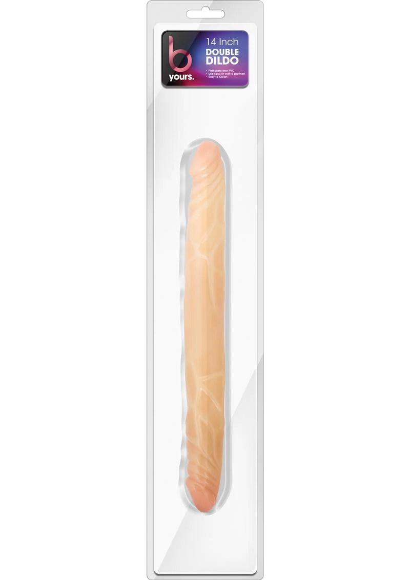 B Yours Realistic Vanilla Double Dildo - Image 32