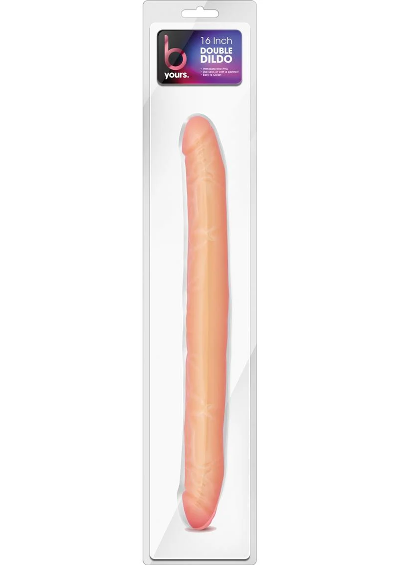 B Yours Realistic Vanilla Double Dildo - Image 33