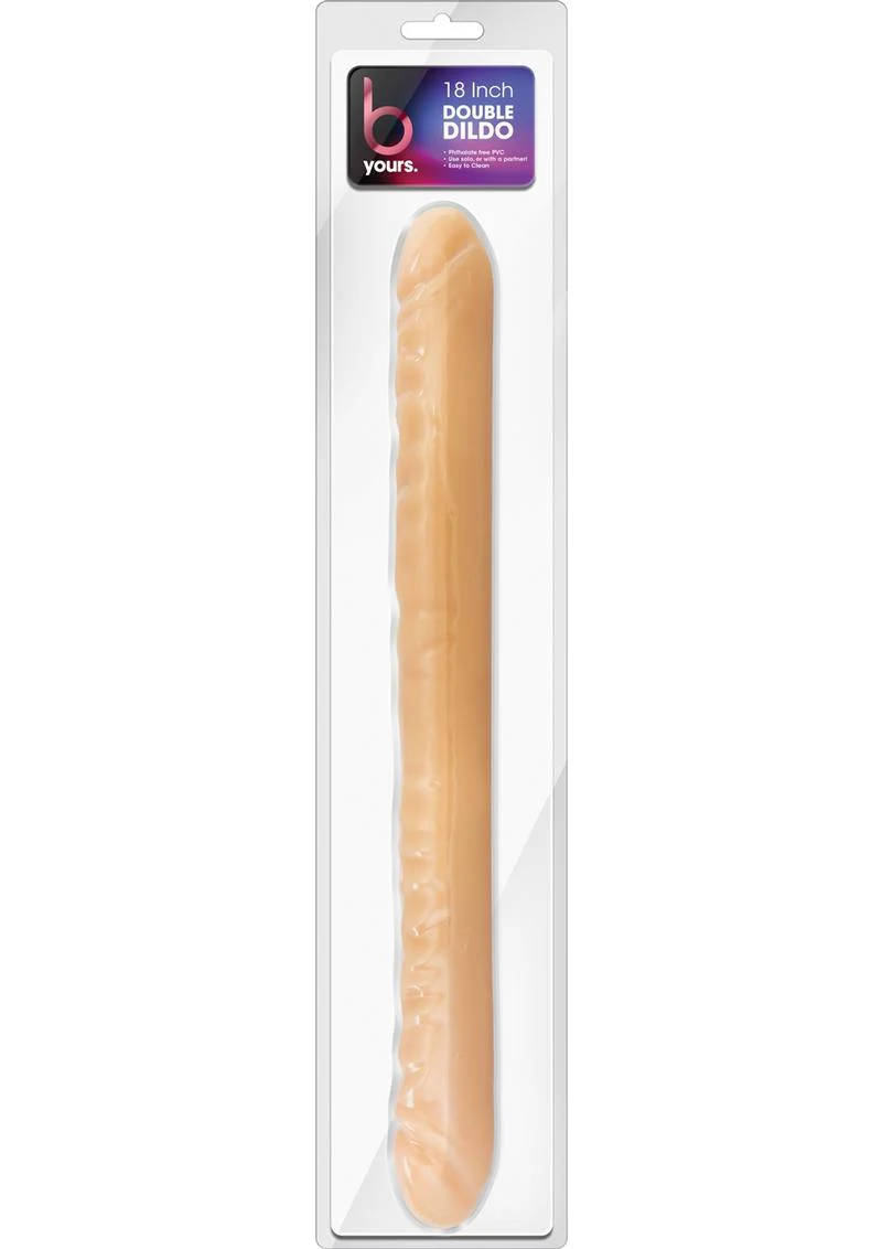 B Yours Realistic Vanilla Double Dildo - Image 34