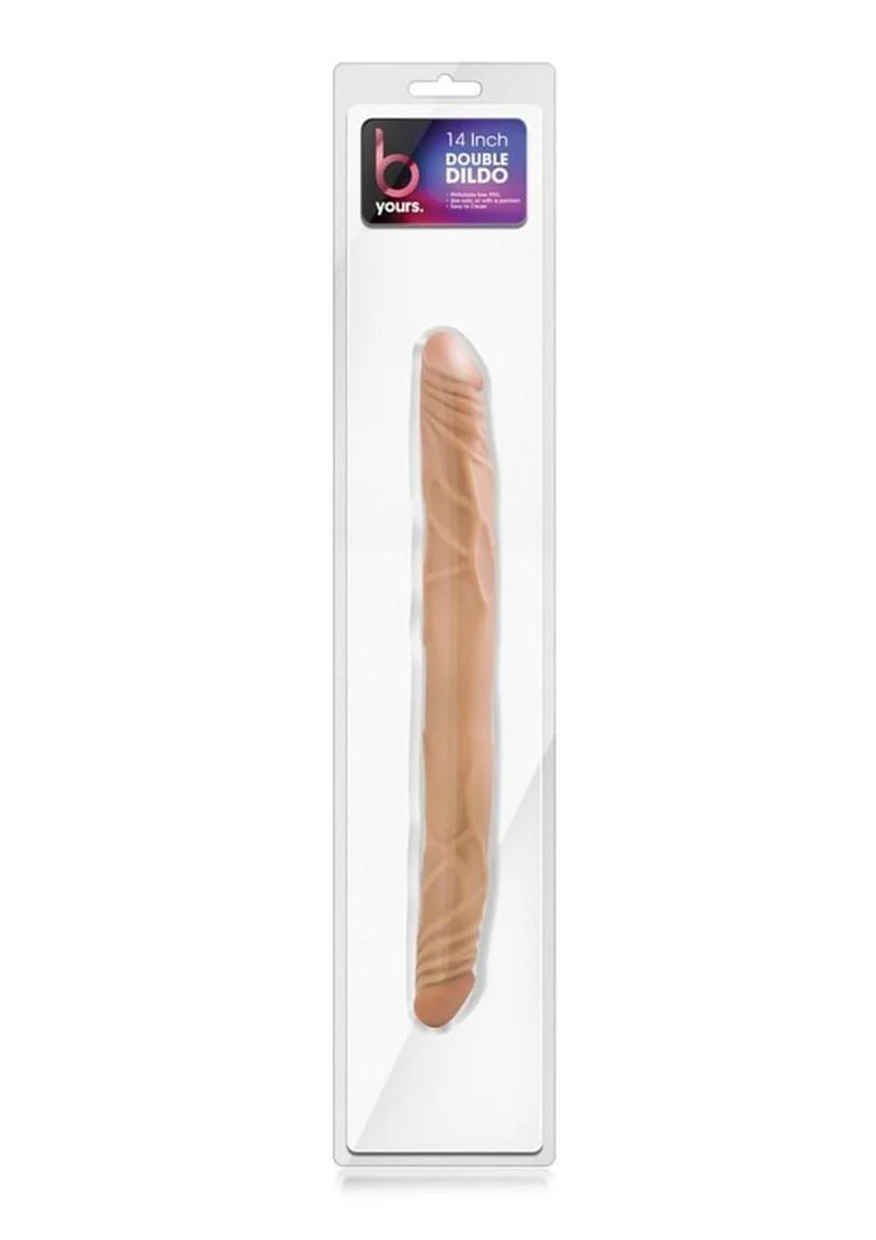 B Yours Realistic Vanilla Double Dildo - Image 40