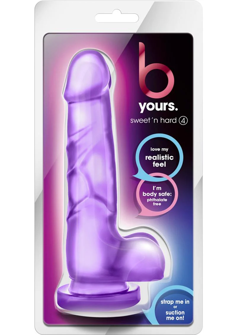 B Yours Sweet ‘n Hard 4 Dildo With Balls - Image 12
