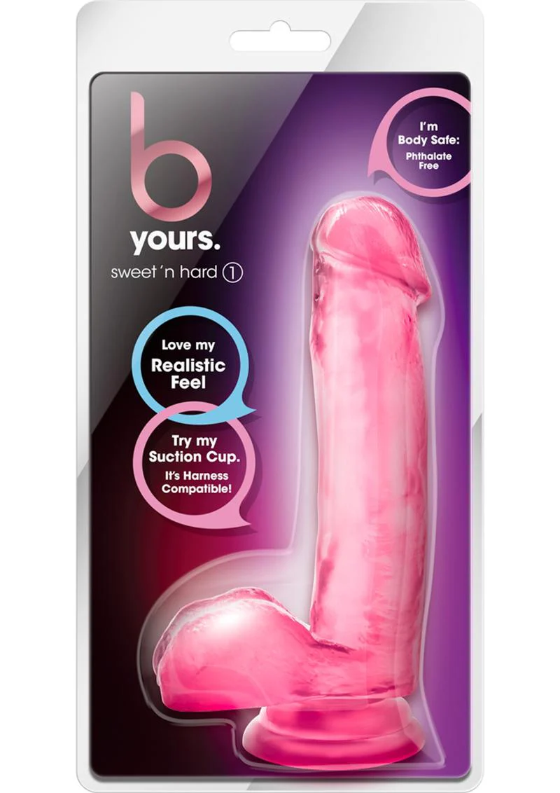 B Yours Sweet N' Hard Realistic Feel Dildo With Balls - Image 8
