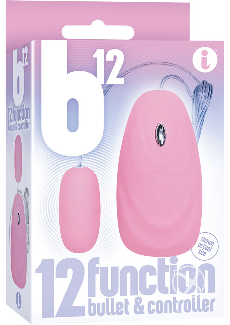 B12 12-Function Bullet With Wired Remote Control Vibrator - Image 2