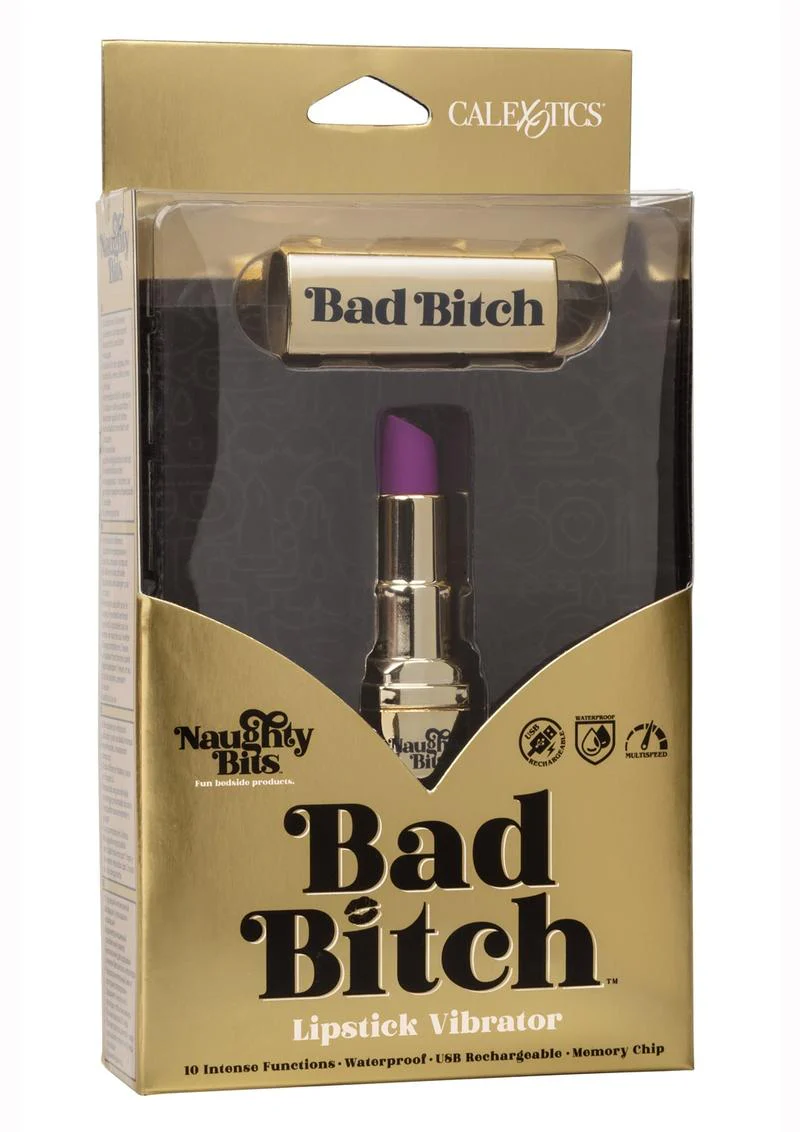 Bad Bitch Lipstick Rechargeable Vibrator by Naughty Bits - Image 4