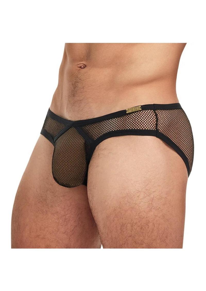 Banana Cabana Fishnet Brazilian Brief - Image 3