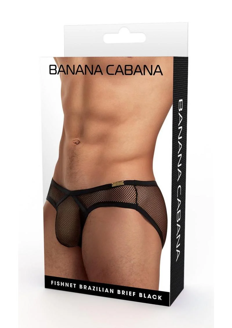 Banana Cabana Fishnet Brazilian Brief - Image 5