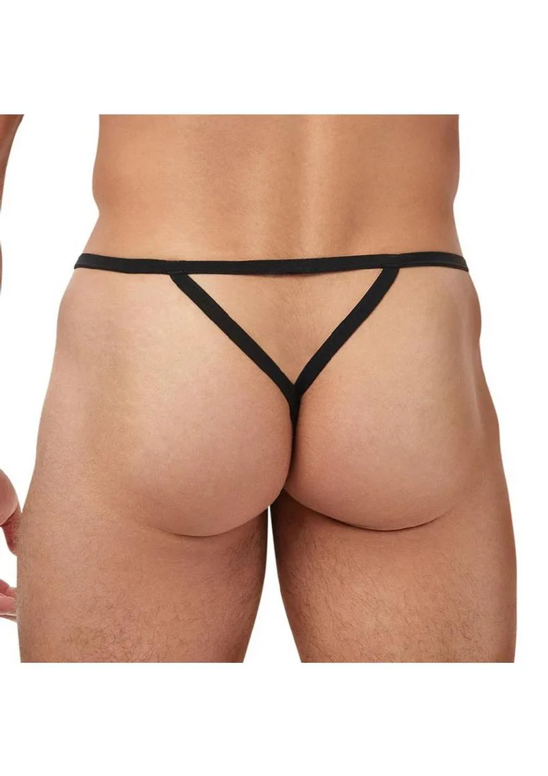 Banana Cabana Fishnet Thong Mesh G-String for Men - Image 2