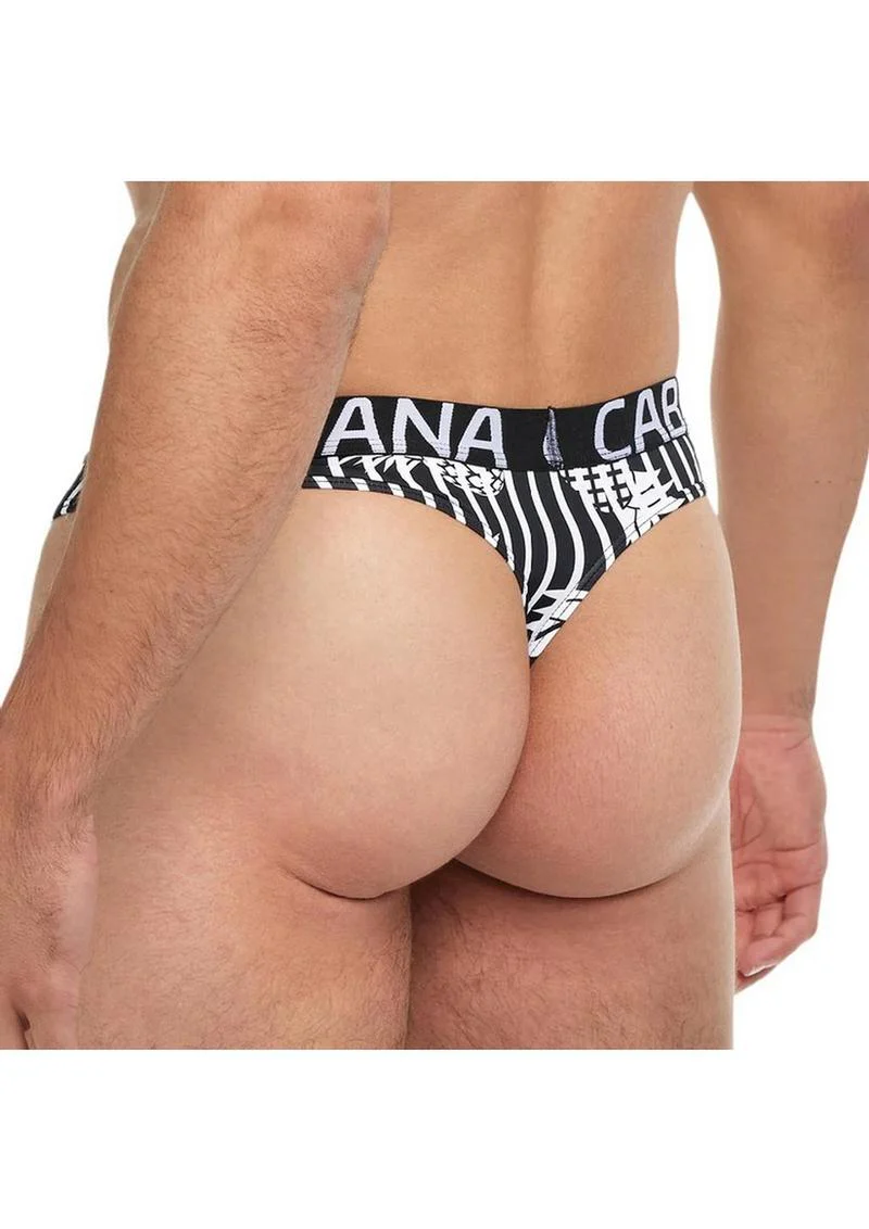 Banana Cabana Men's Lounge Thong And Tropical Print - Image 2