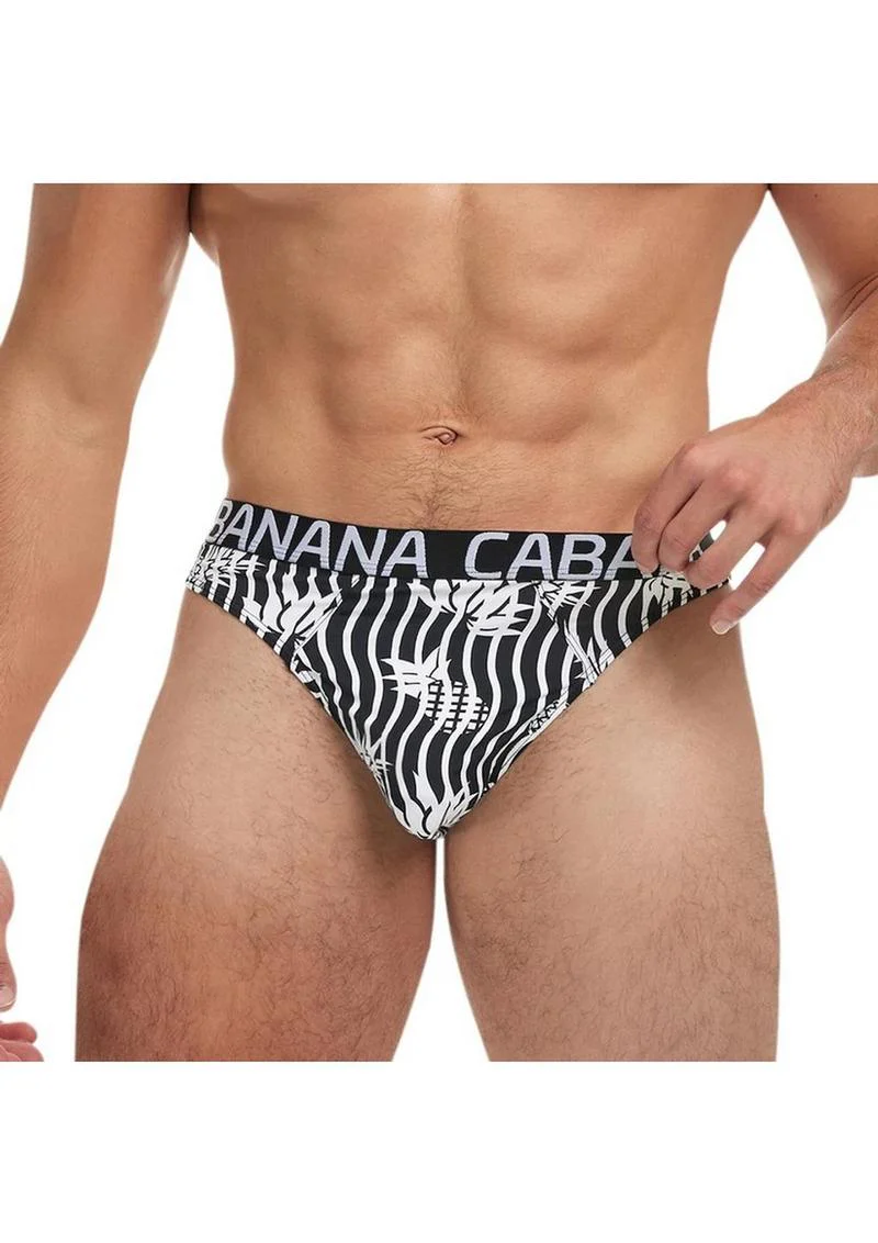 Banana Cabana Men's Lounge Thong And Tropical Print - Image 3