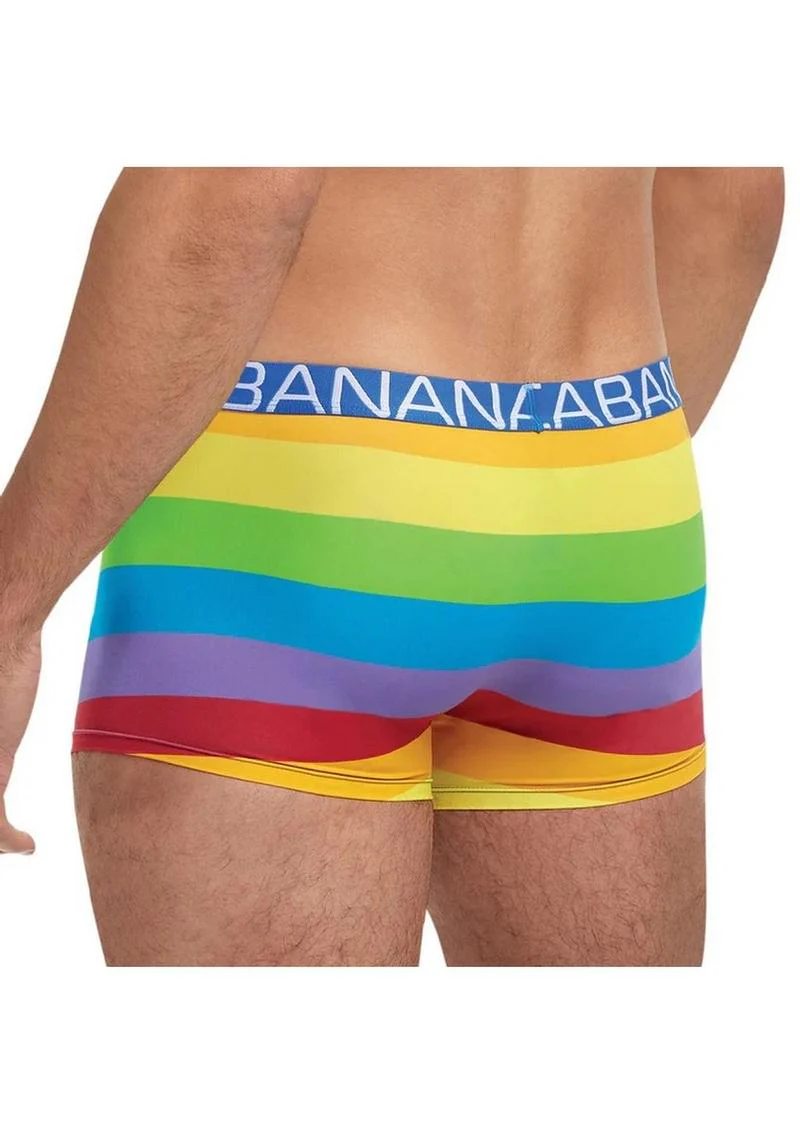 Banana Cabana Rainbow Trunk Pride-Inspired Boxer Briefs for Men - Image 2