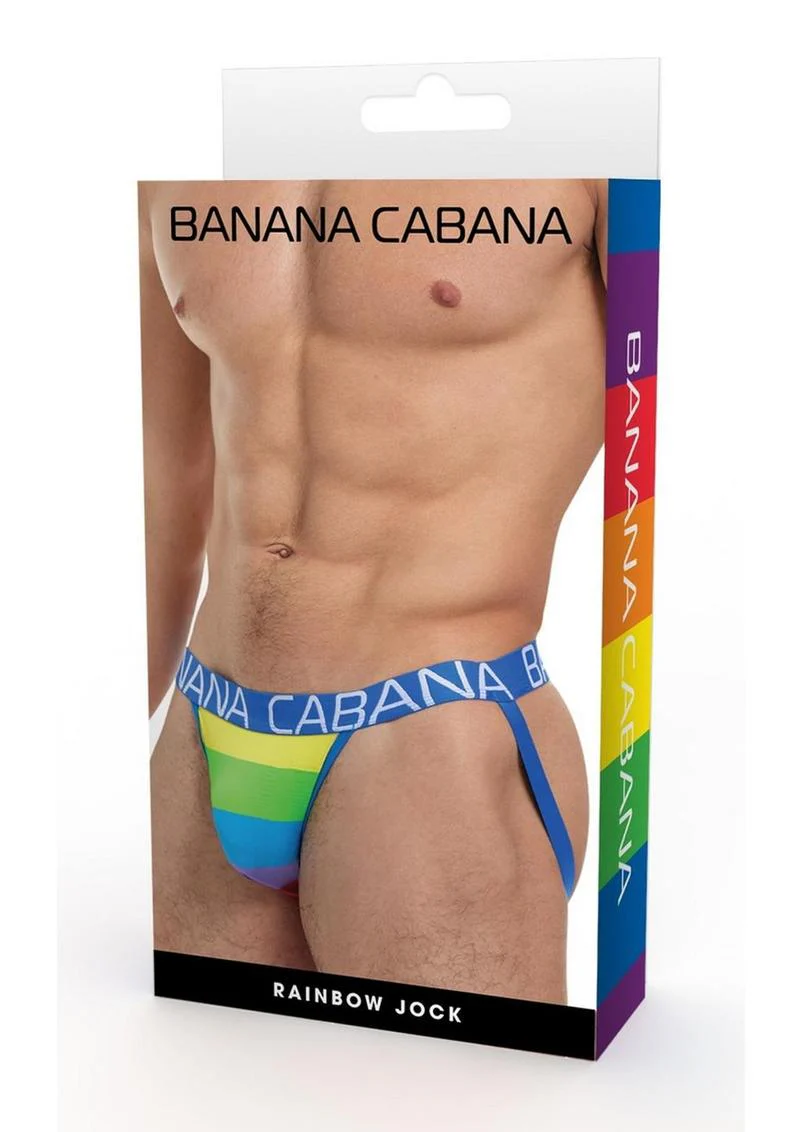 Banana Cabana Sport Jock Mix Vibrant Athletic Jockstrap with Bold Print - Image 20