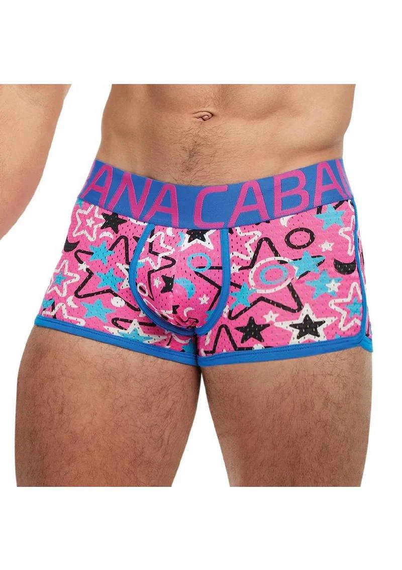 Banana Cabana Sport Trunk Mix Vibrant Stretch Trunks for Men - Image 3