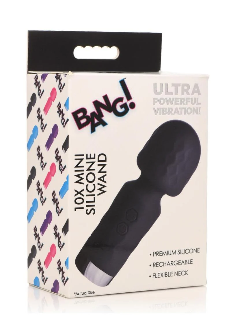 Bang! 10X Mini Silicone Wand Rechargeable Powerful Vibrator - Image 16