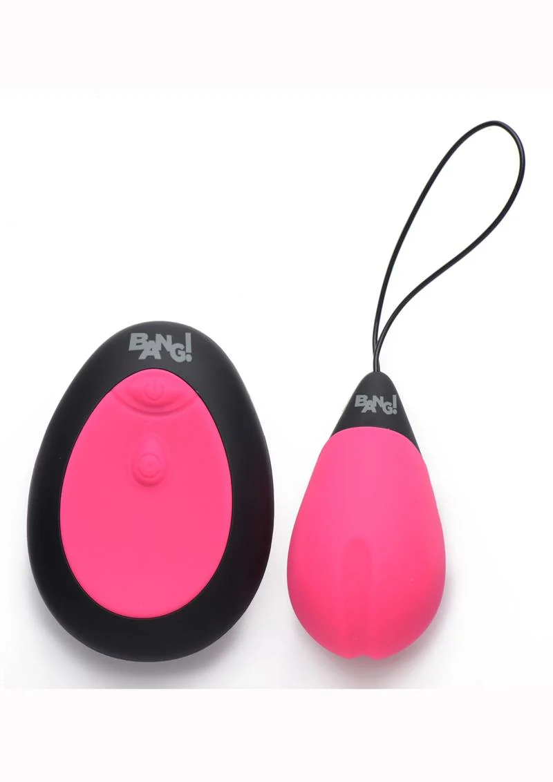 Bang! 10x Rechargeable Silicone Vibrating Egg With Remote Control - Image 7