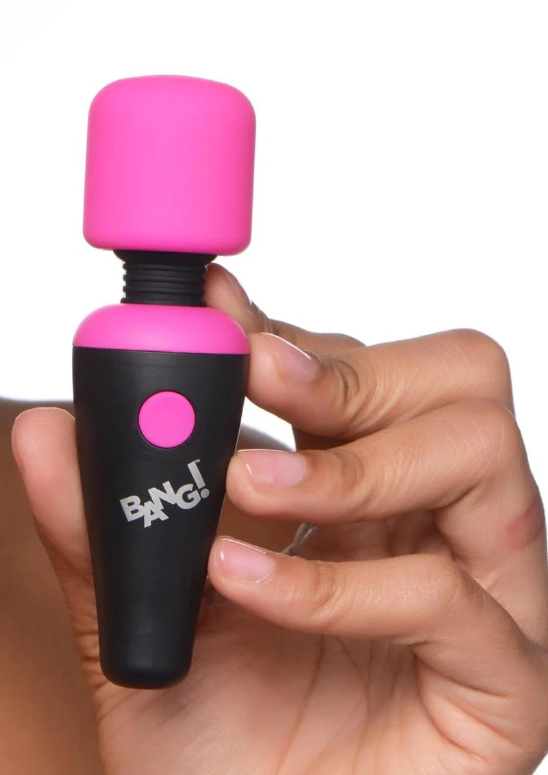 Bang! 10X Vibrating Mini Rechargeable Silicone Massage Wands - Image 6