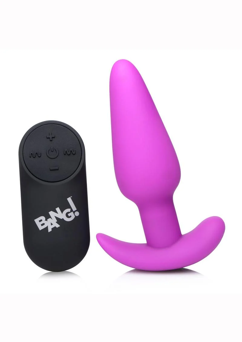 BANG 21X Silicone Vibrating Butt Plug with Remote - Image 10