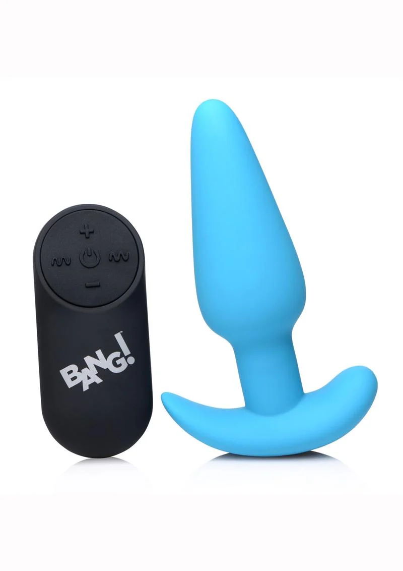 BANG 21X Silicone Vibrating Butt Plug with Remote - Image 4