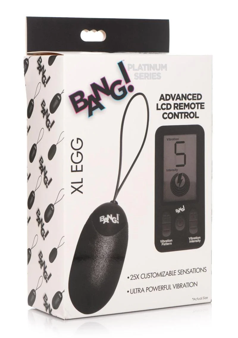 Bang! 25x Rechargeable Silicone XL Egg With Remote Control - Image 4