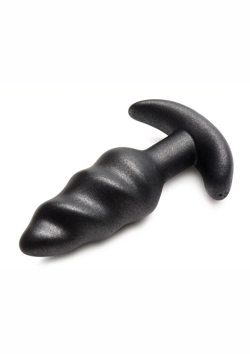 Bang! 25X Rechargeable Swirl Butt Plug with Remote Control - Image 2