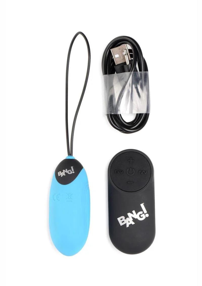 Bang! 28x Grooved Silicone Egg With Remote Control Vibrators - Image 3
