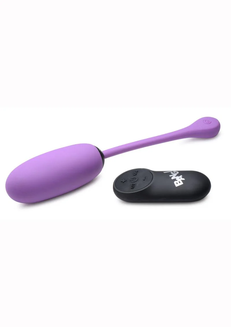 Bang! 28x Plush Silicone Rechargeable Egg With Remote Control - Image 10