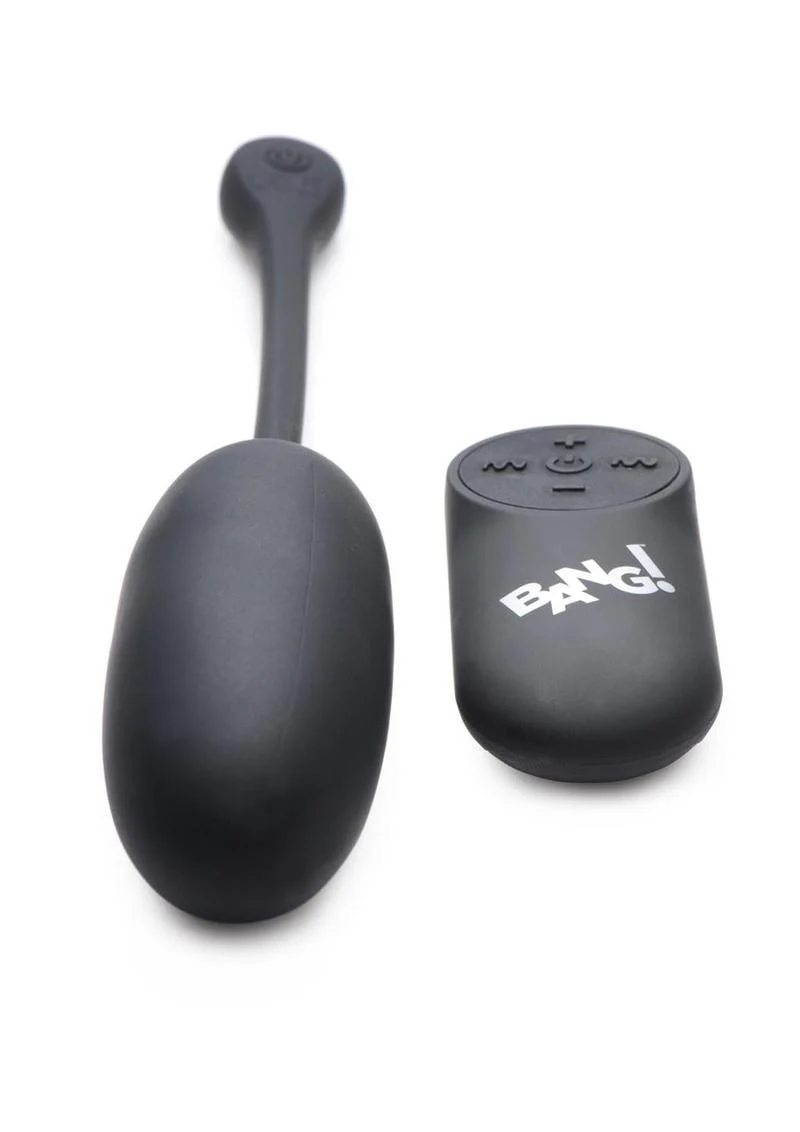 Bang! 28x Plush Silicone Rechargeable Egg With Remote Control - Image 2