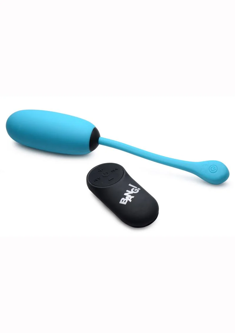 Bang! 28x Plush Silicone Rechargeable Egg With Remote Control - Image 4